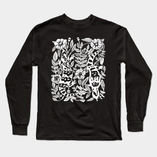 Reptile, Gila Monster, Lizard, Witchy Punk, Flowers & Foliage Long Sleeve T-Shirt